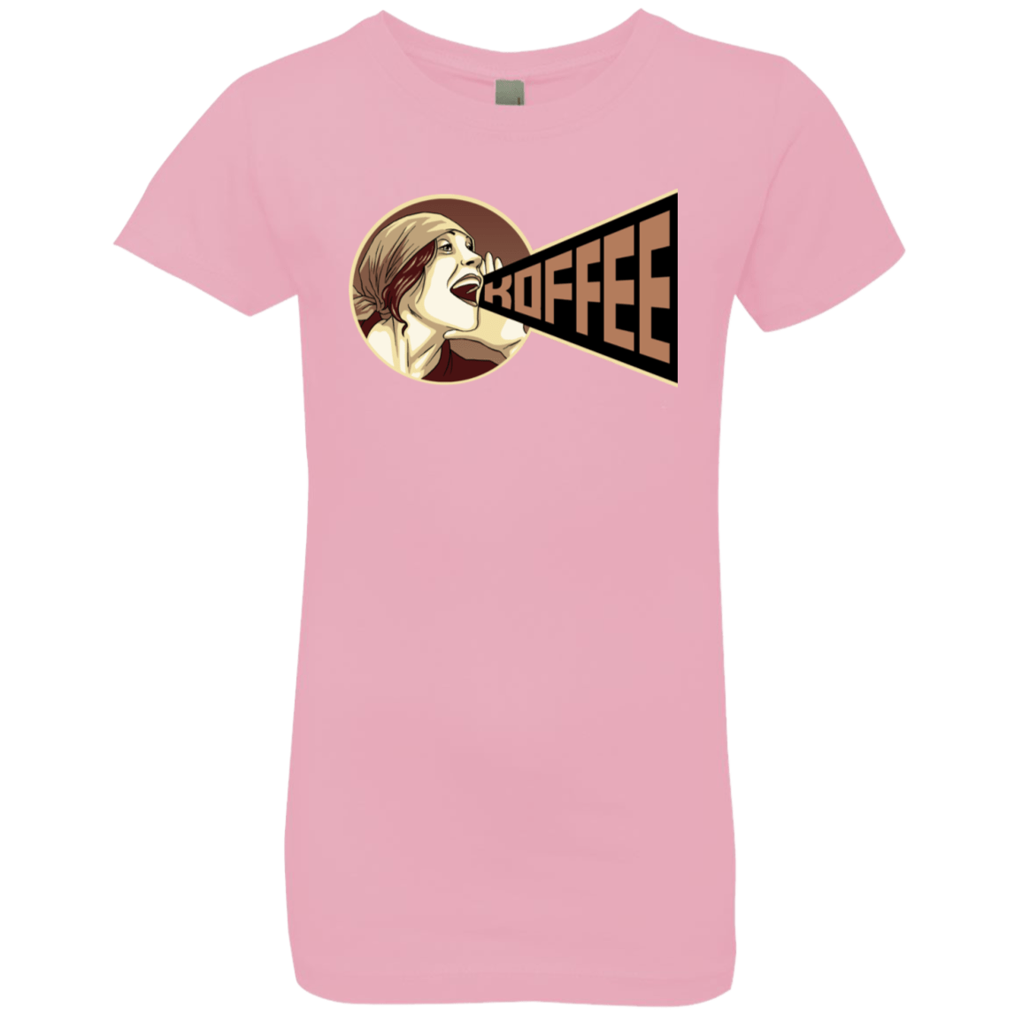 T-Shirts Light Pink / YXS Koffee Girls Premium T-Shirt