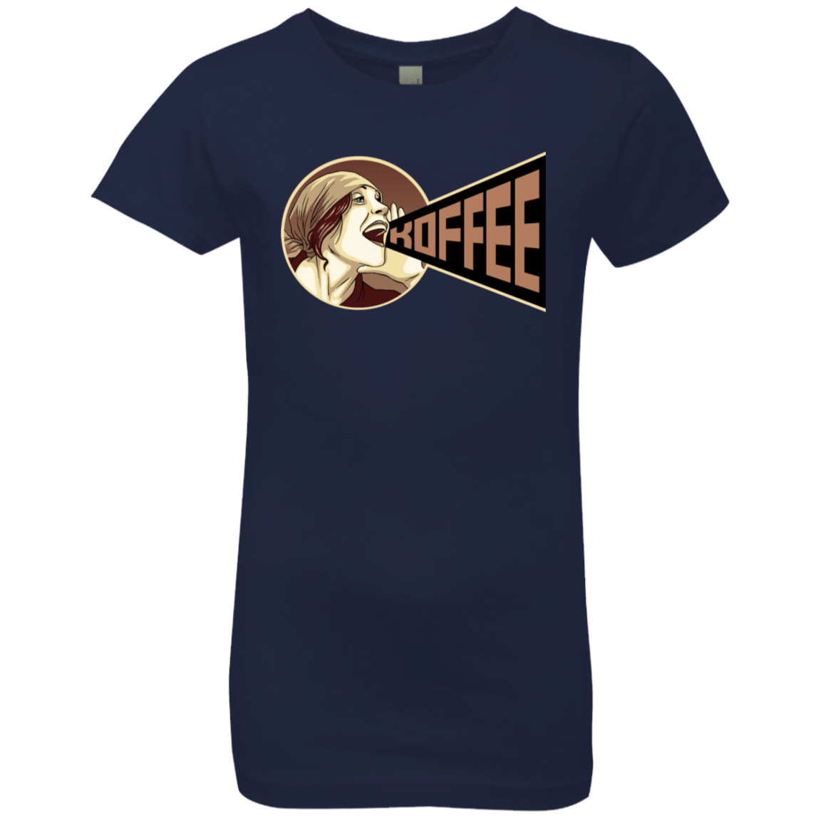 T-Shirts Midnight Navy / YXS Koffee Girls Premium T-Shirt