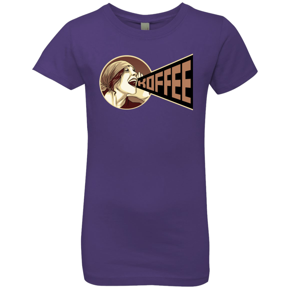 T-Shirts Purple Rush / YXS Koffee Girls Premium T-Shirt