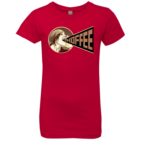 T-Shirts Red / YXS Koffee Girls Premium T-Shirt