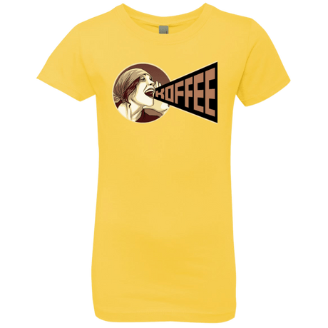 T-Shirts Vibrant Yellow / YXS Koffee Girls Premium T-Shirt