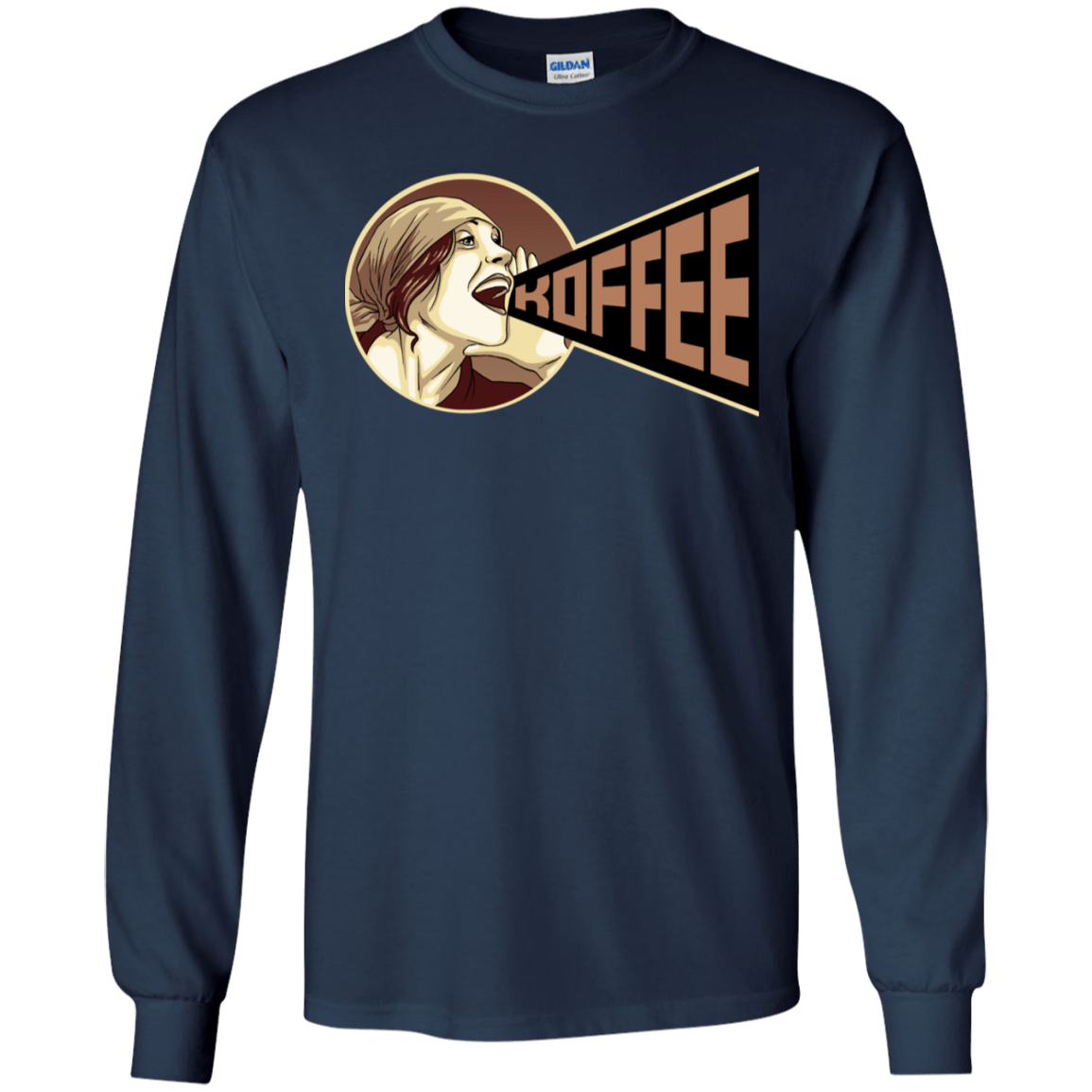 T-Shirts Navy / S Koffee Men's Long Sleeve T-Shirt