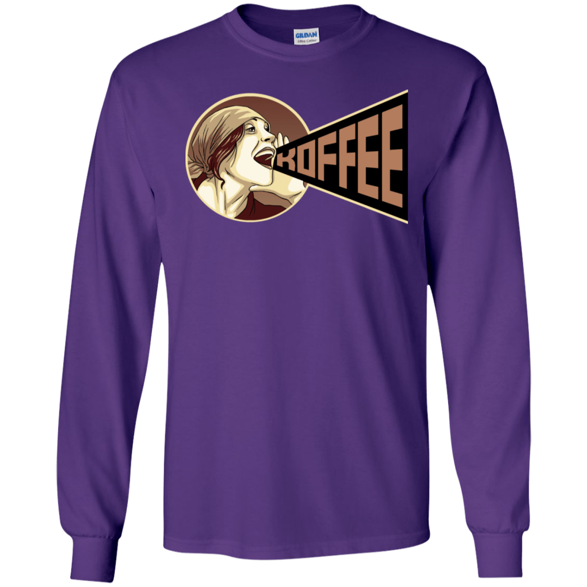 T-Shirts Purple / S Koffee Men's Long Sleeve T-Shirt