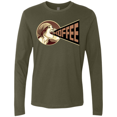 T-Shirts Military Green / S Koffee Men's Premium Long Sleeve