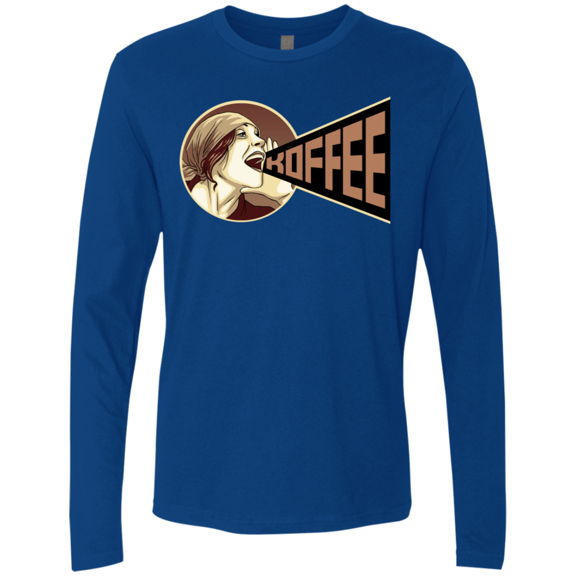 T-Shirts Royal / S Koffee Men's Premium Long Sleeve