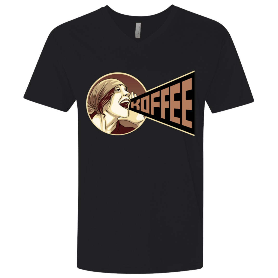 T-Shirts Black / X-Small Koffee Men's Premium V-Neck