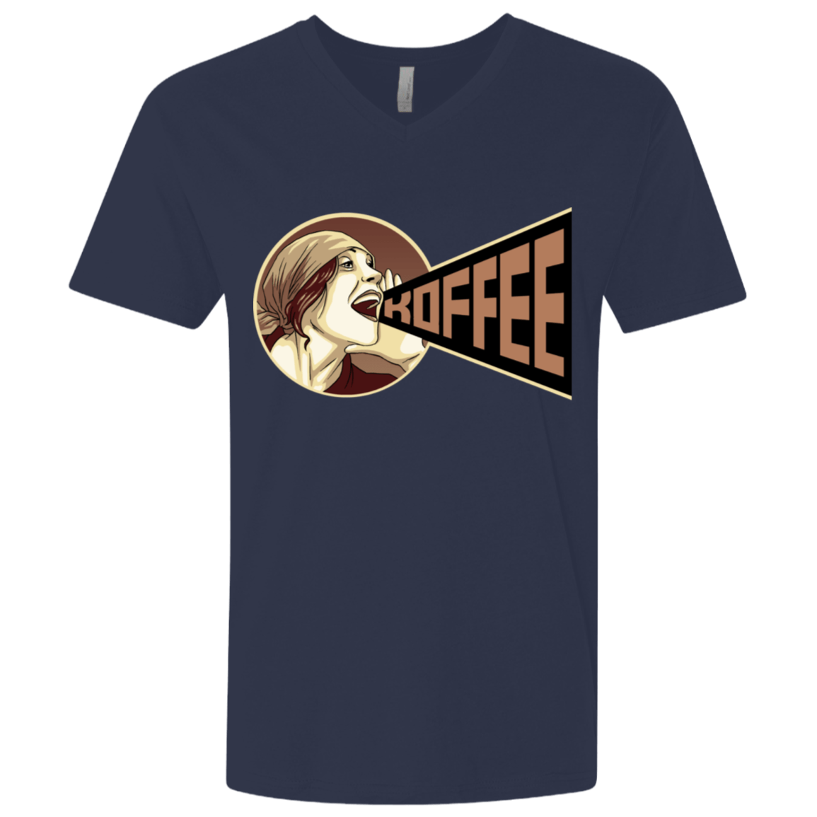 T-Shirts Midnight Navy / X-Small Koffee Men's Premium V-Neck