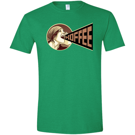 T-Shirts Heather Irish Green / M Koffee Men's Semi-Fitted Softstyle