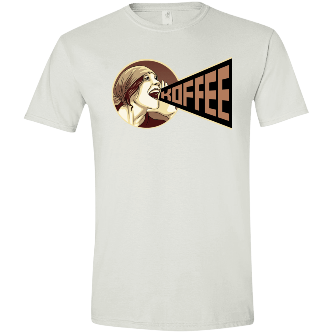 T-Shirts White / X-Small Koffee Men's Semi-Fitted Softstyle