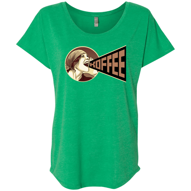 T-Shirts Envy / X-Small Koffee Triblend Dolman Sleeve