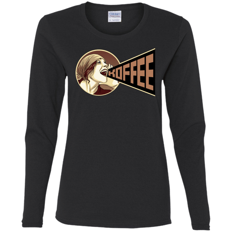 T-Shirts Black / S Koffee Women's Long Sleeve T-Shirt