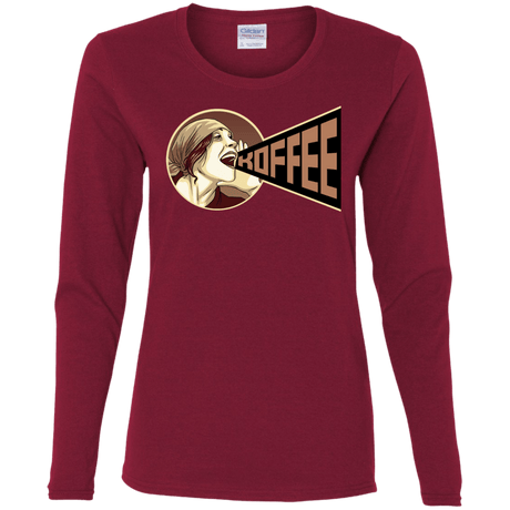 T-Shirts Cardinal / S Koffee Women's Long Sleeve T-Shirt