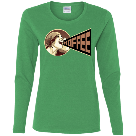 T-Shirts Irish Green / S Koffee Women's Long Sleeve T-Shirt