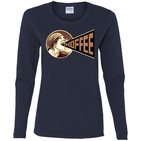 T-Shirts Navy / S Koffee Women's Long Sleeve T-Shirt