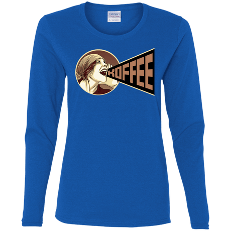 T-Shirts Royal / S Koffee Women's Long Sleeve T-Shirt