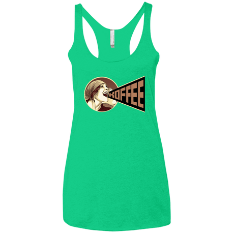 T-Shirts Envy / X-Small Koffee Women's Triblend Racerback Tank