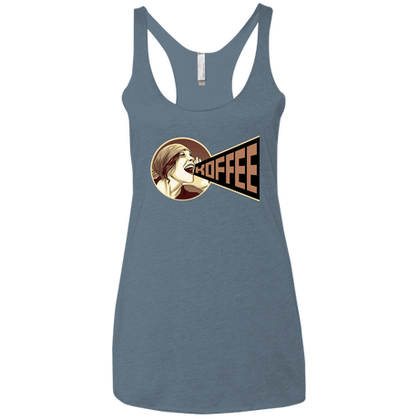 T-Shirts Indigo / X-Small Koffee Women's Triblend Racerback Tank