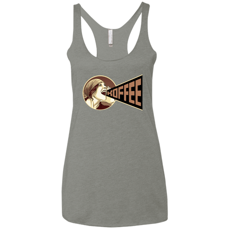 T-Shirts Venetian Grey / X-Small Koffee Women's Triblend Racerback Tank