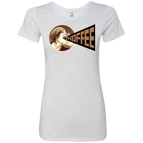 T-Shirts Heather White / S Koffee Women's Triblend T-Shirt