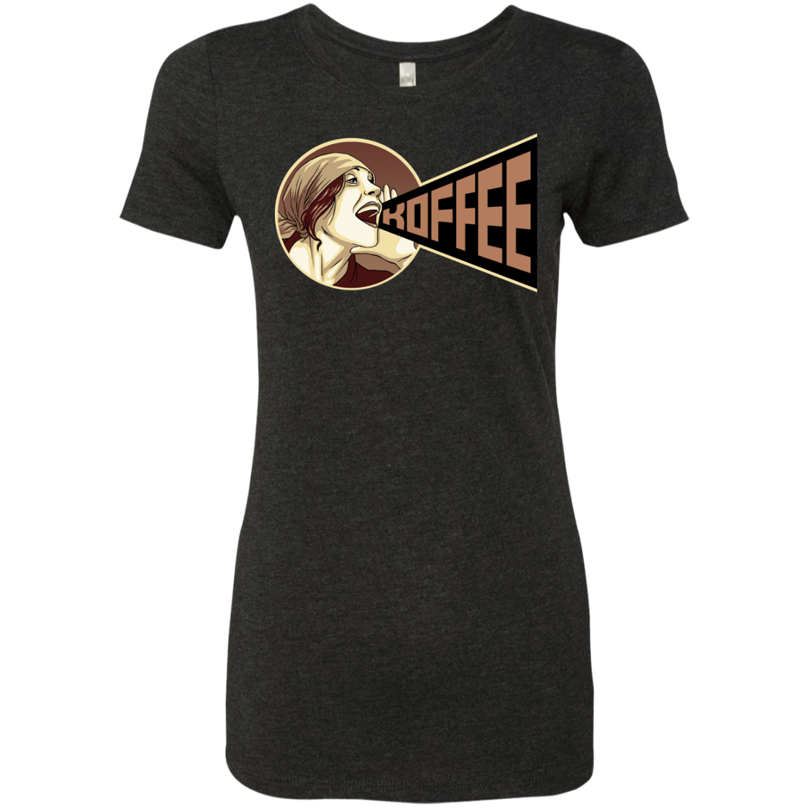 T-Shirts Vintage Black / S Koffee Women's Triblend T-Shirt