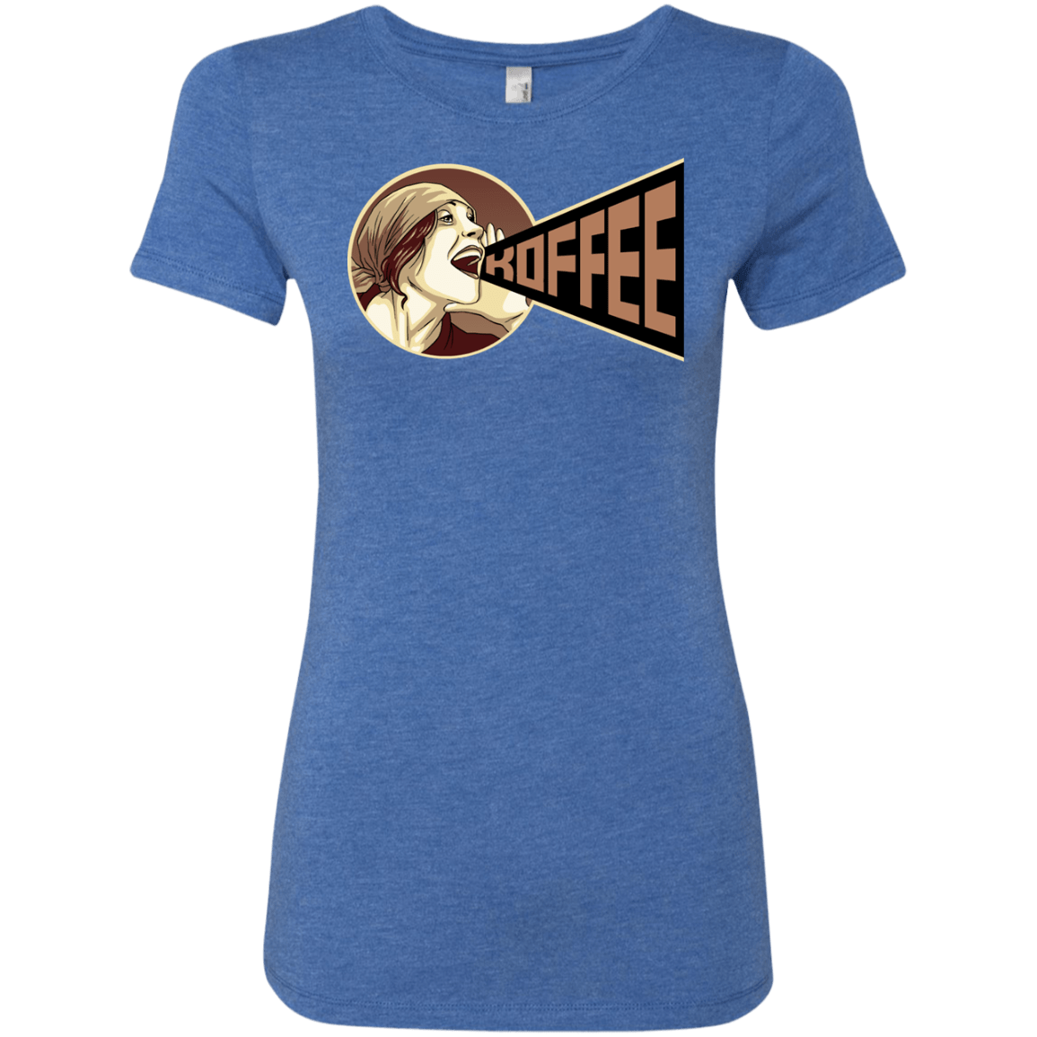T-Shirts Vintage Royal / S Koffee Women's Triblend T-Shirt