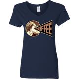 T-Shirts Navy / S Koffee Women's V-Neck T-Shirt