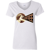 T-Shirts White / S Koffee Women's V-Neck T-Shirt