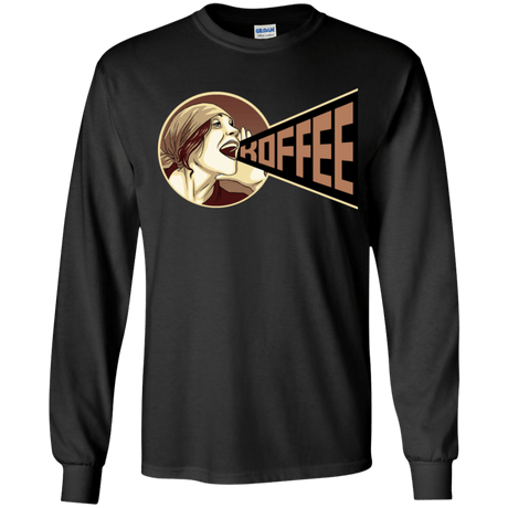 T-Shirts Black / YS Koffee Youth Long Sleeve T-Shirt