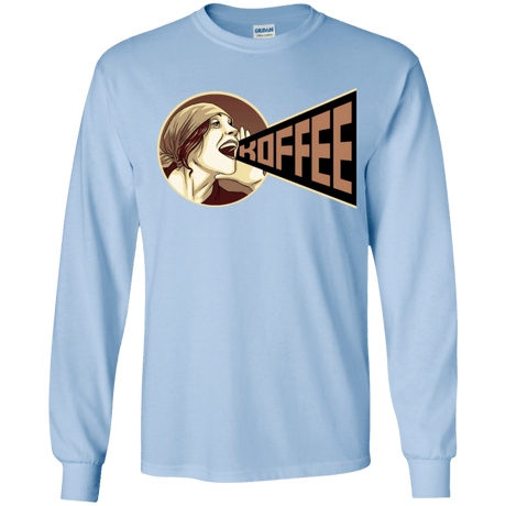 T-Shirts Light Blue / YS Koffee Youth Long Sleeve T-Shirt