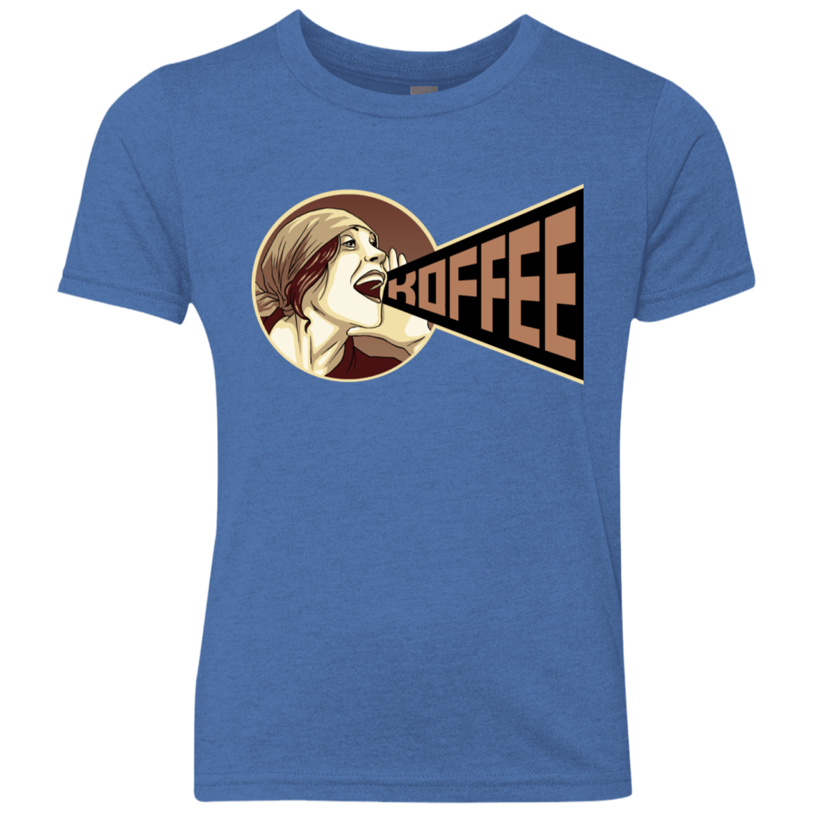 T-Shirts Vintage Royal / YXS Koffee Youth Triblend T-Shirt