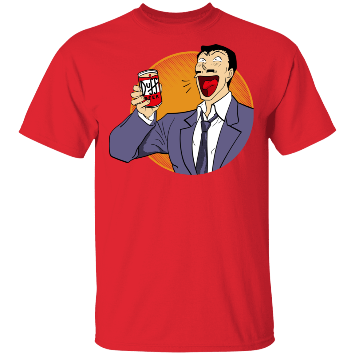 T-Shirts Red / S Kogoro Goes To Springfield T-Shirt