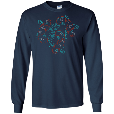 T-Shirts Navy / S Koi Koi Men's Long Sleeve T-Shirt