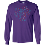 T-Shirts Purple / S Koi Koi Men's Long Sleeve T-Shirt