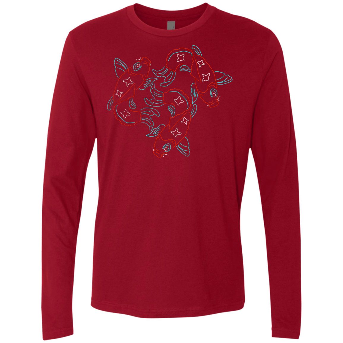T-Shirts Cardinal / S Koi Koi Men's Premium Long Sleeve