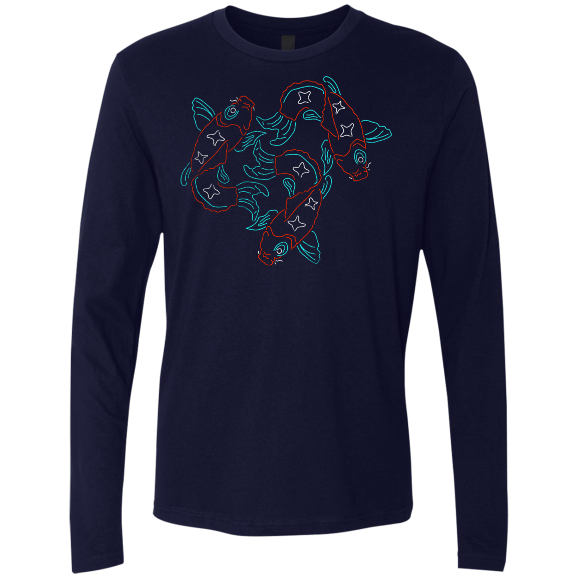 T-Shirts Midnight Navy / S Koi Koi Men's Premium Long Sleeve