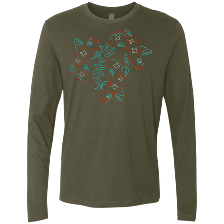 T-Shirts Military Green / S Koi Koi Men's Premium Long Sleeve