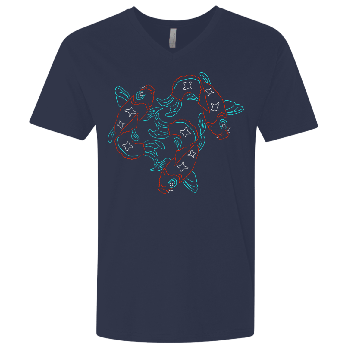 T-Shirts Midnight Navy / X-Small Koi Koi Men's Premium V-Neck