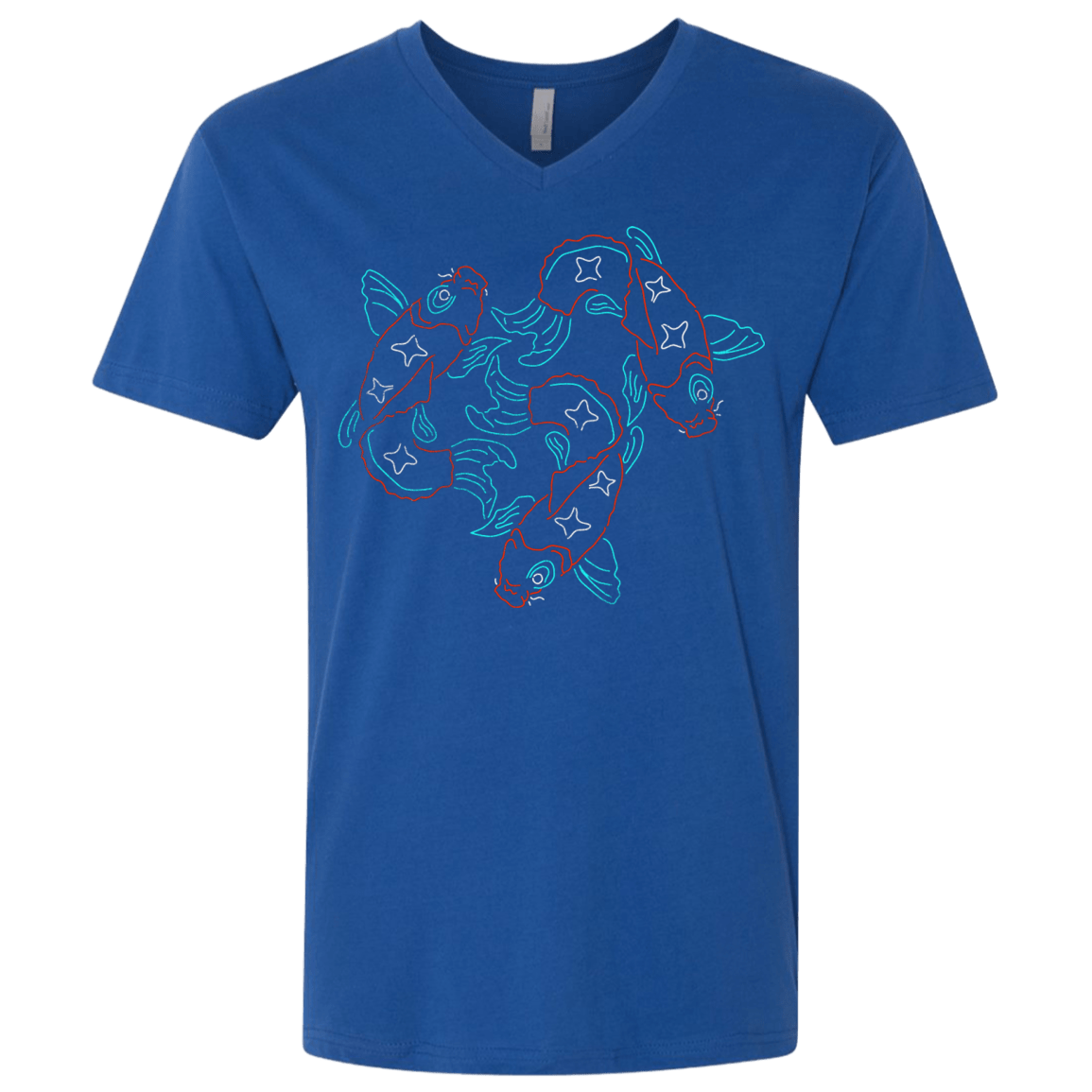 T-Shirts Royal / X-Small Koi Koi Men's Premium V-Neck