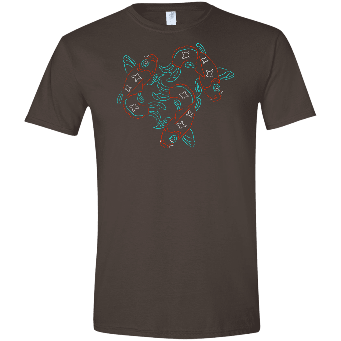 T-Shirts Dark Chocolate / S Koi Koi Men's Semi-Fitted Softstyle