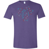 T-Shirts Heather Purple / S Koi Koi Men's Semi-Fitted Softstyle