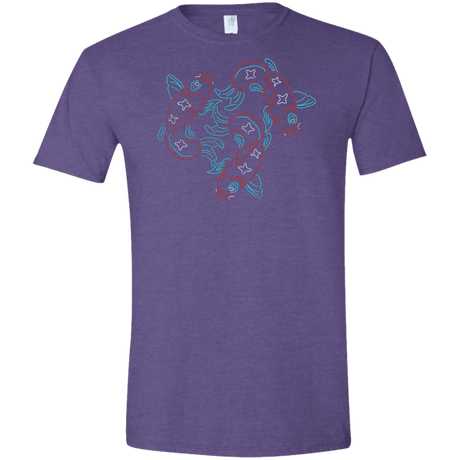 T-Shirts Heather Purple / S Koi Koi Men's Semi-Fitted Softstyle