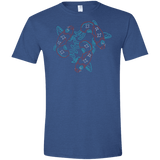 T-Shirts Heather Royal / X-Small Koi Koi Men's Semi-Fitted Softstyle