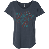 T-Shirts Vintage Navy / X-Small Koi Koi Triblend Dolman Sleeve