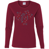 T-Shirts Cardinal / S Koi Koi Women's Long Sleeve T-Shirt