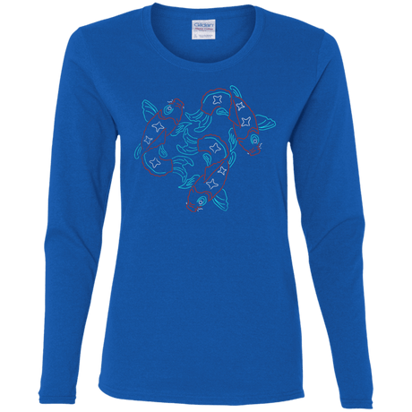 T-Shirts Royal / S Koi Koi Women's Long Sleeve T-Shirt