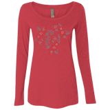 T-Shirts Vintage Red / S Koi Koi Women's Triblend Long Sleeve Shirt