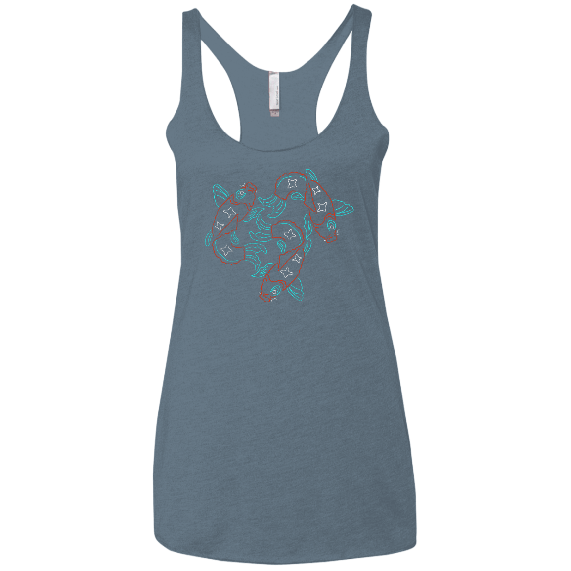 T-Shirts Indigo / X-Small Koi Koi Women's Triblend Racerback Tank