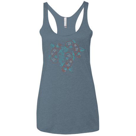 T-Shirts Indigo / X-Small Koi Koi Women's Triblend Racerback Tank