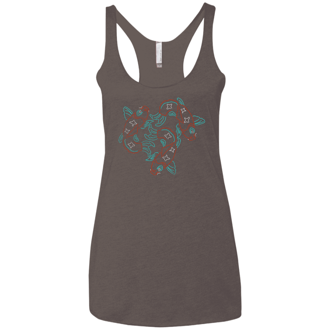 T-Shirts Macchiato / X-Small Koi Koi Women's Triblend Racerback Tank