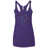 T-Shirts Purple Rush / X-Small Koi Koi Women's Triblend Racerback Tank
